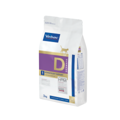 Virbac D1 Dermatology Support Cat Dermatolojik ve Tüy Kaybı Kedi Maması 3 Kg