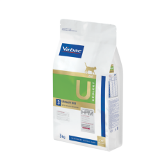 Virbac U3 Urology Water İntake & Behavior Uriner Kedi Maması 3 Kg
