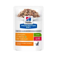 Hills Urinary Stress Metabolic C/d Multicare Stress Tavuklu Kedi Konservesi 85 gr x 12 Adet