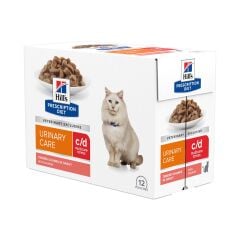 Hills Prescription Diet Urinary Care C/d Multicare Stress Somonlu Kedi Konservesi 85 gr x 12 Adet