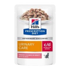 Hills Prescription Diet Urinary Care C/d Multicare Stress Somonlu Kedi Konservesi 85 gr x 12 Adet